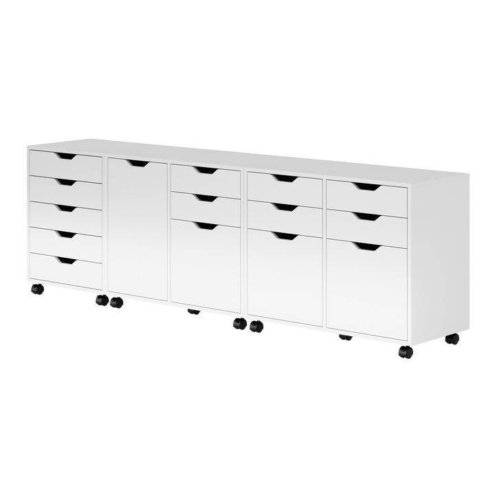 Winsome Wood Halifax Storage Cabinet, White