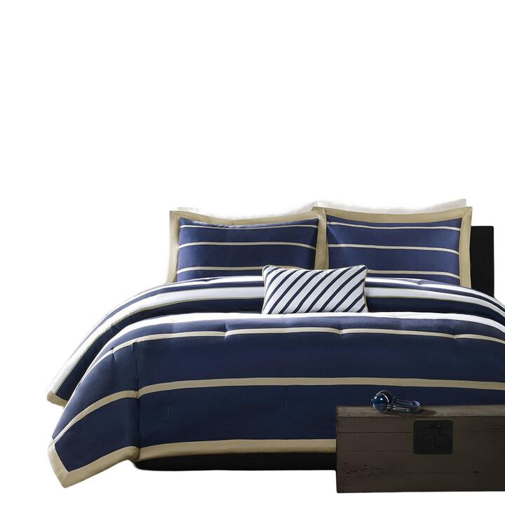 Belen Kox The Modern Striped Comforter Set, Belen Kox