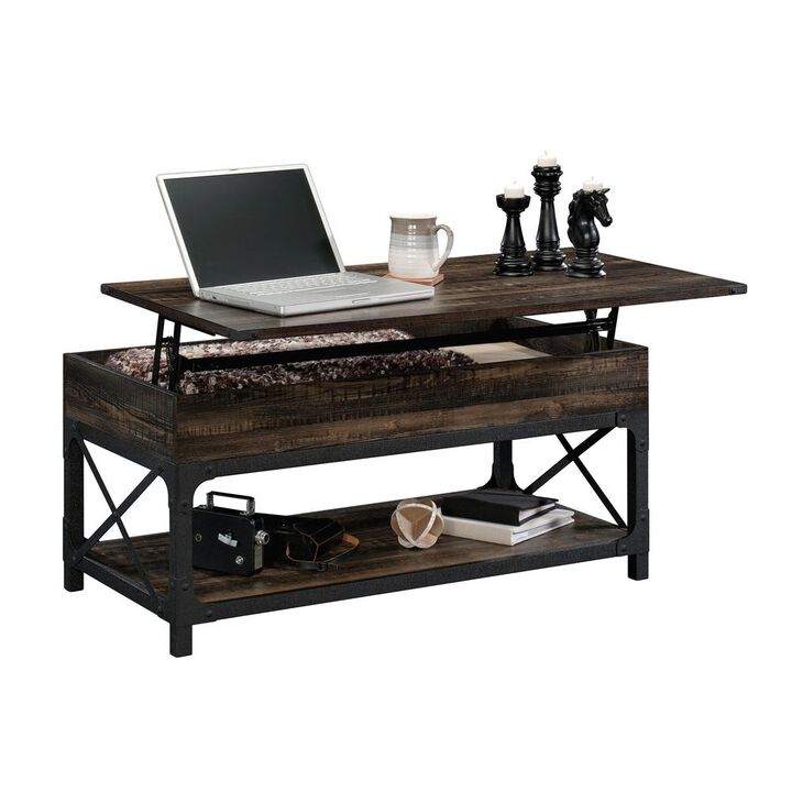Belen Kox Industrial Lift Top Coffee Table, Belen Kox
