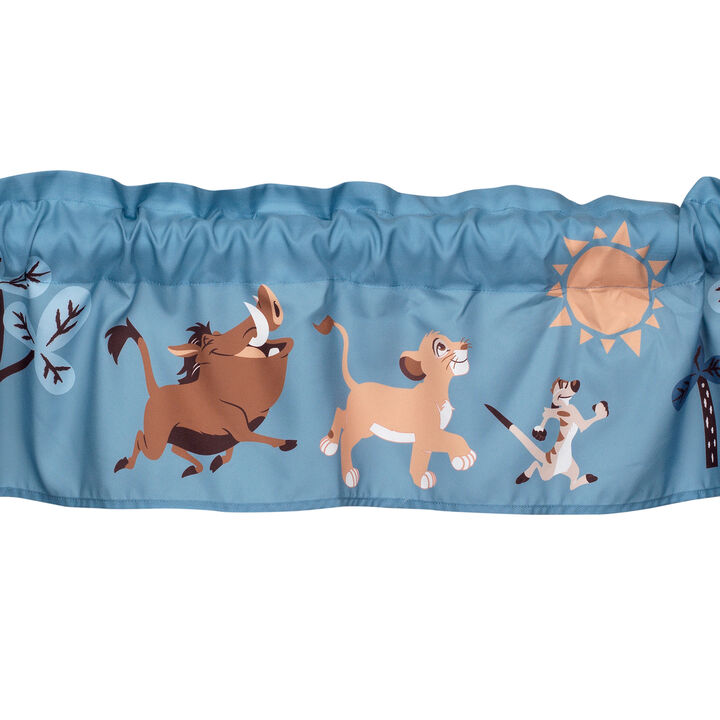 Disney Baby Lion King Adventure Window Valance  by  Lambs & Ivy - Blue, Brown
