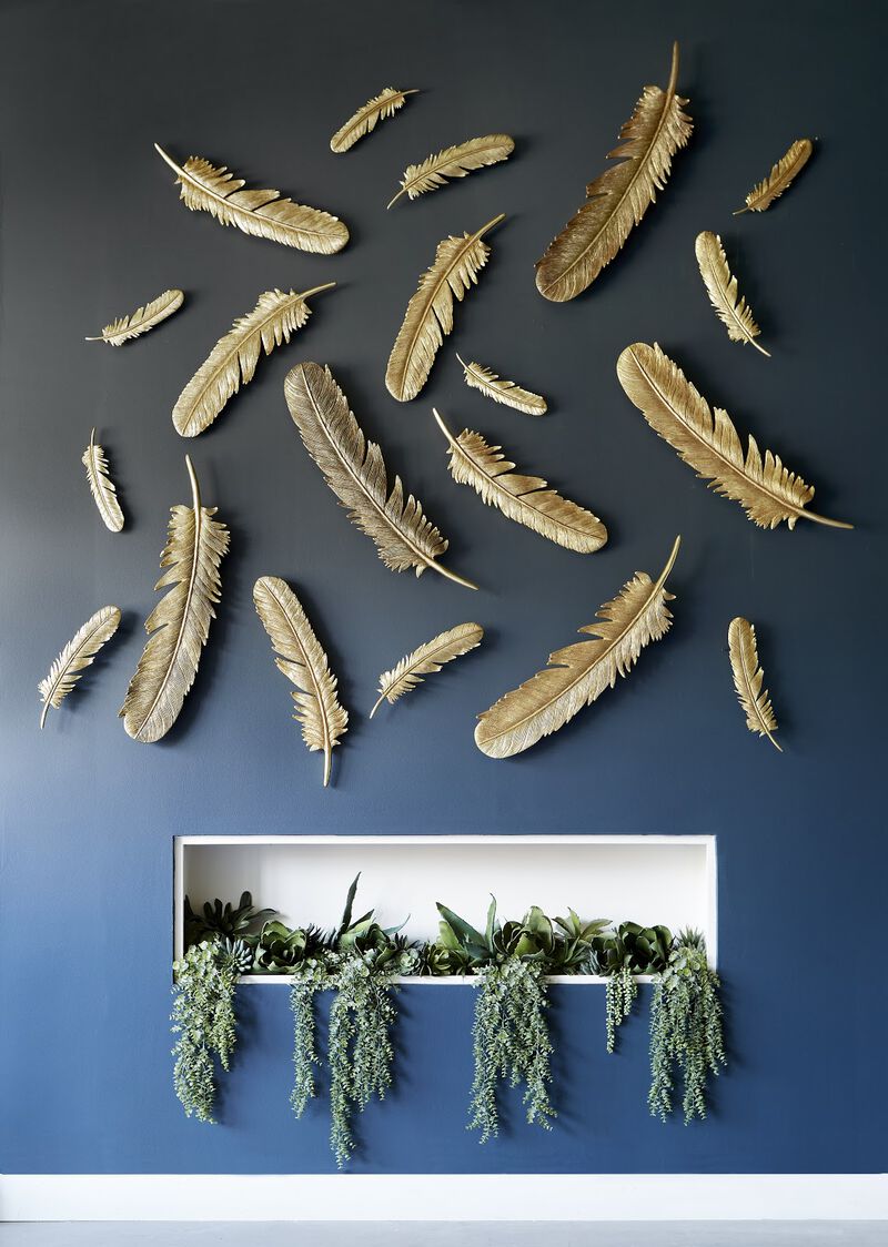 Feathers Large Wall Art Set of 2