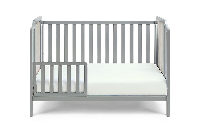 Suite Bebe Brees 3-in-1 Convertible Island Crib Gray/Graystone