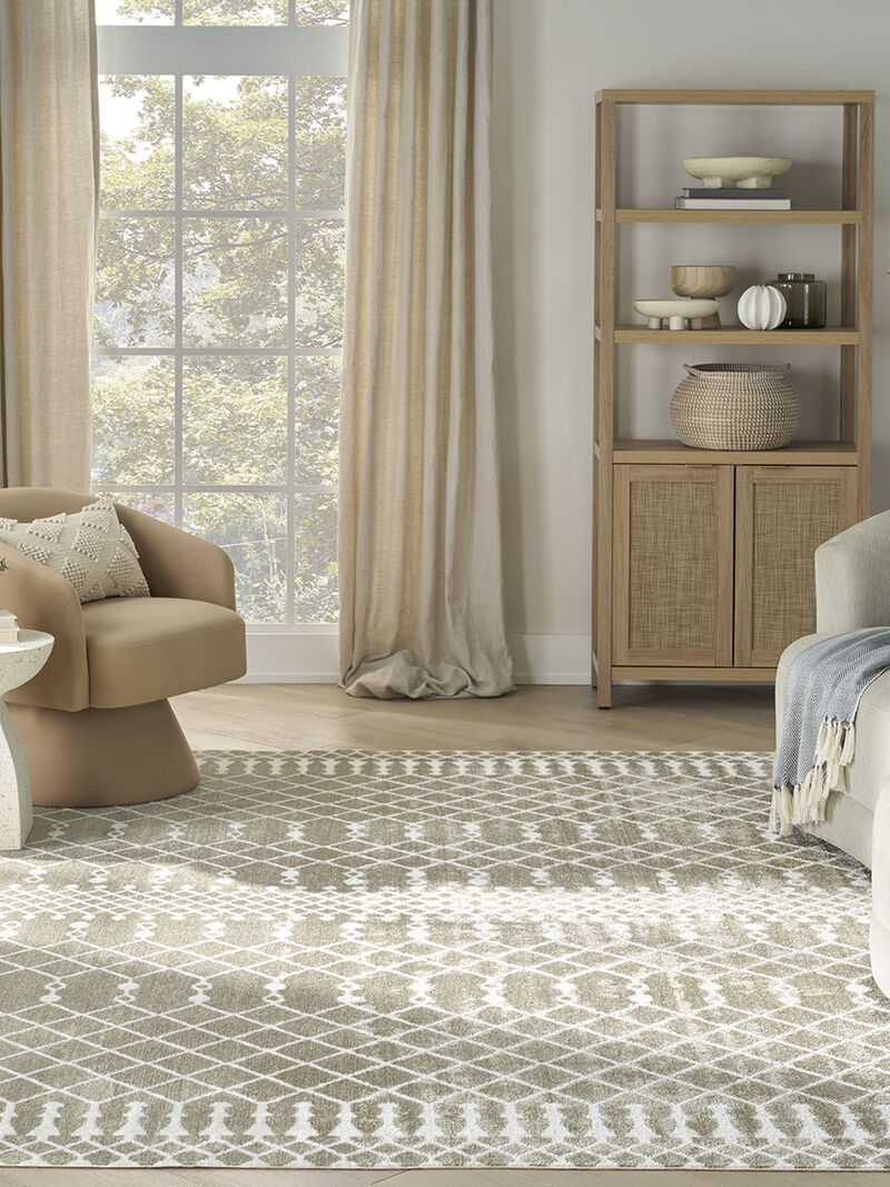 Astra Machine Washable ASW10 Sage 9' x 12' Rug