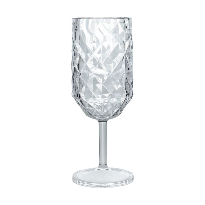 Polycarbonate Drinkware dia.2.5" h:7" 8 oz. Round Clear Polycarbonate Goblet (Set of 6)