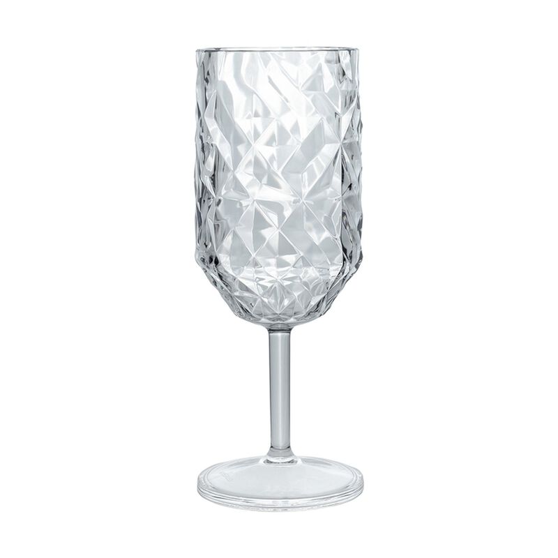 Polycarbonate Drinkware dia.2.5" h:7" 8 oz. Round Clear Polycarbonate Goblet (Set of 6)