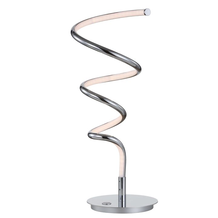 Scribble Modern Dimmable Metal Integrated LED Table Lamp