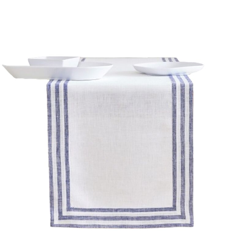 Solino Home 100% Pure Linen Table Runner | Mila