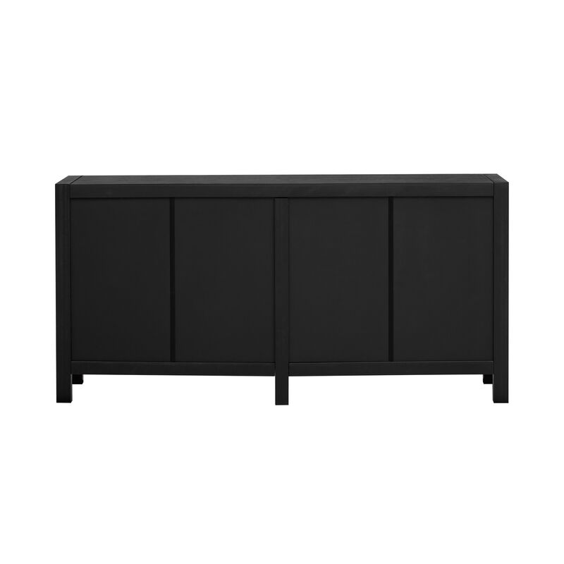 Merax Ash Veneer Storage Cabinet