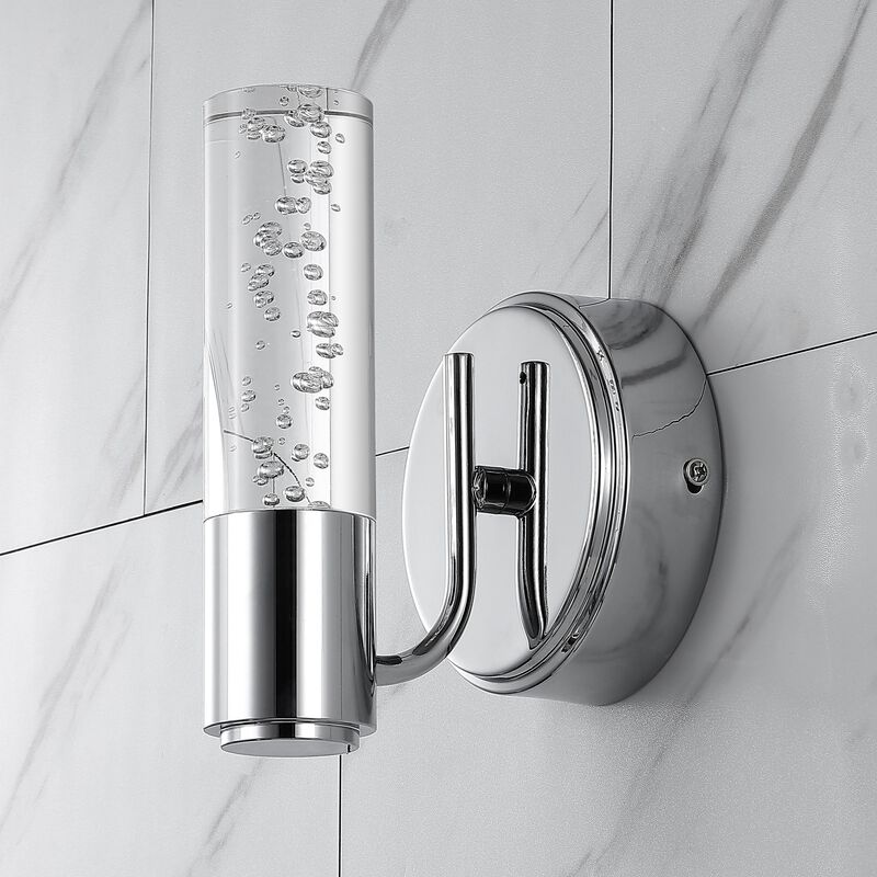 Bolha Minimalist Modern Bubble Acrylic/Iron Integrated LED Vanity Light