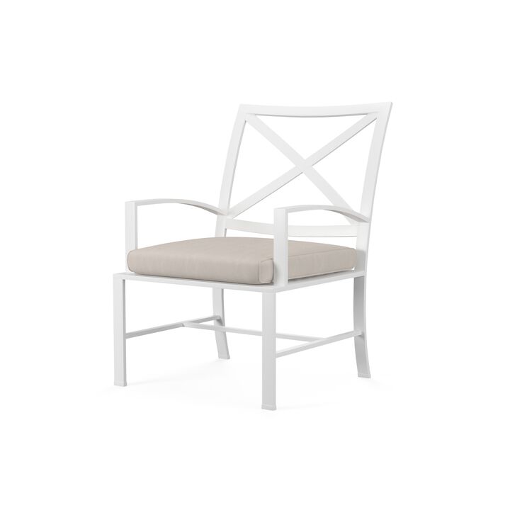 Bristol Dining Chair in Canvas Flax w/ Self Welt