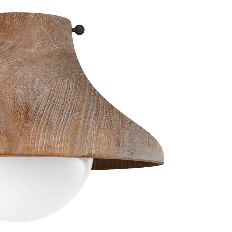 Coastal Living Surfside Wood Flush Mount