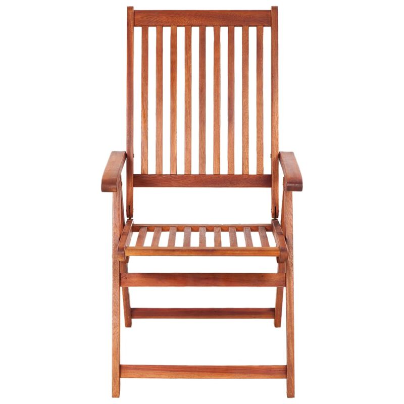 vidaXL Folding Patio Chairs 4 pcs Solid Acacia Wood
