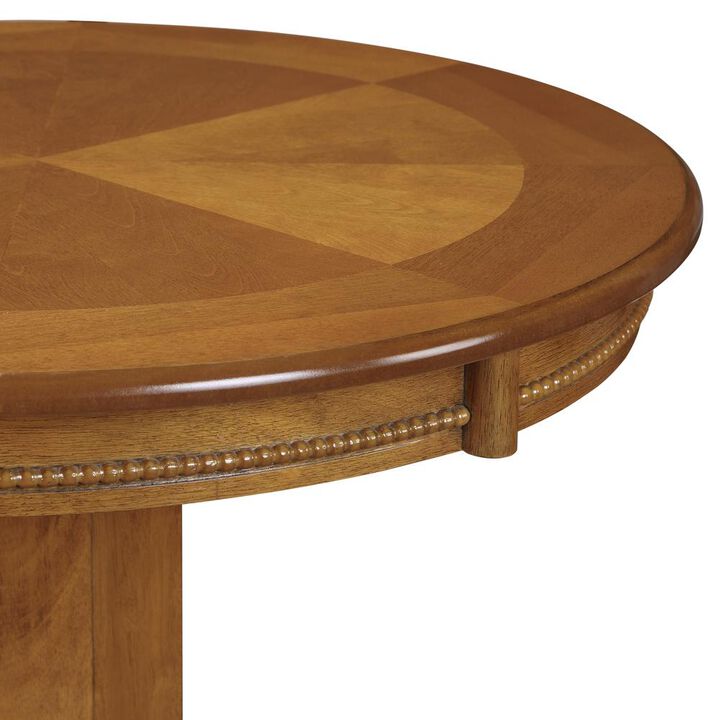 Boraam Florence Pub Table - Distressed Brushed Oak