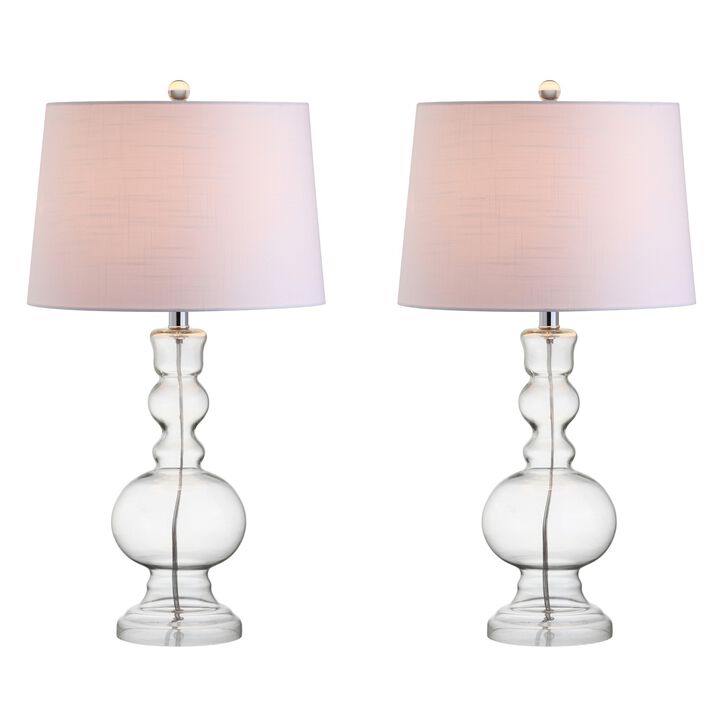Genie Glass LED Table Lamp (Set of 2)