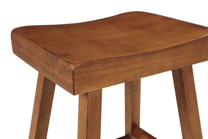 Jackson 24 in. Backless Wood Bar Stool