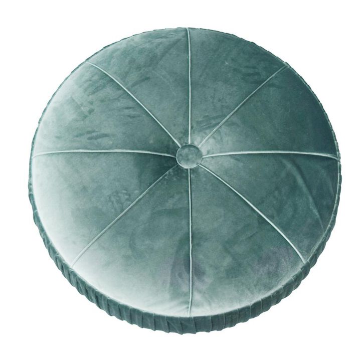 New Pacific Direct Helena Velvet Round Ottoman