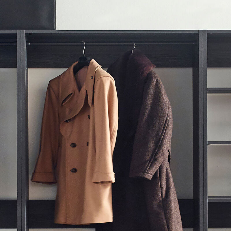 Prosper Gray Freestanding Walk in Wood Closet System