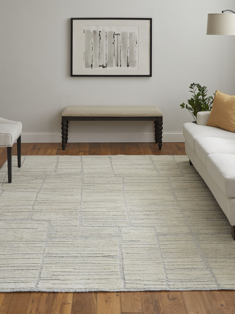 Bluff T6041 Gray/Natural 10' x 14' Rug By Thom Filcia