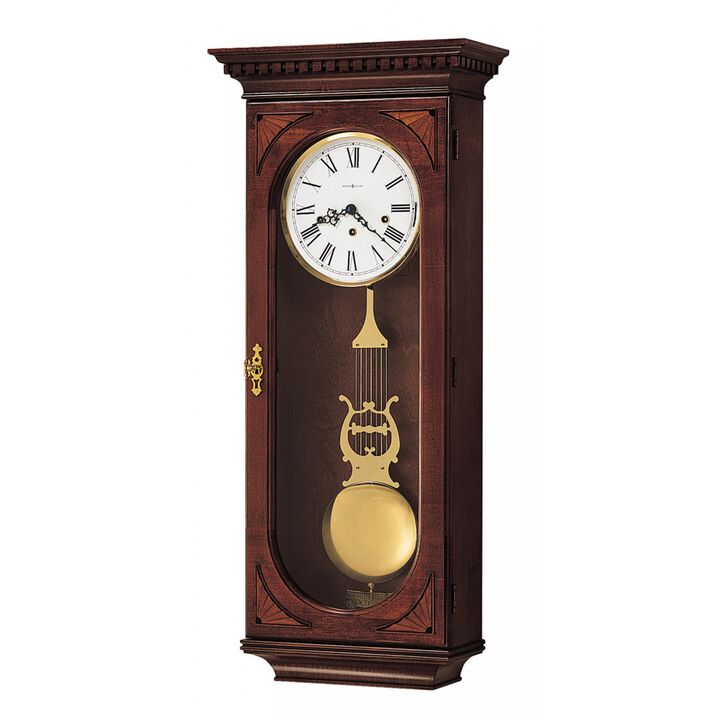 Howard Miller 613637 Howard Miller Lewis Wall Clock 613637 Windsor Cherry