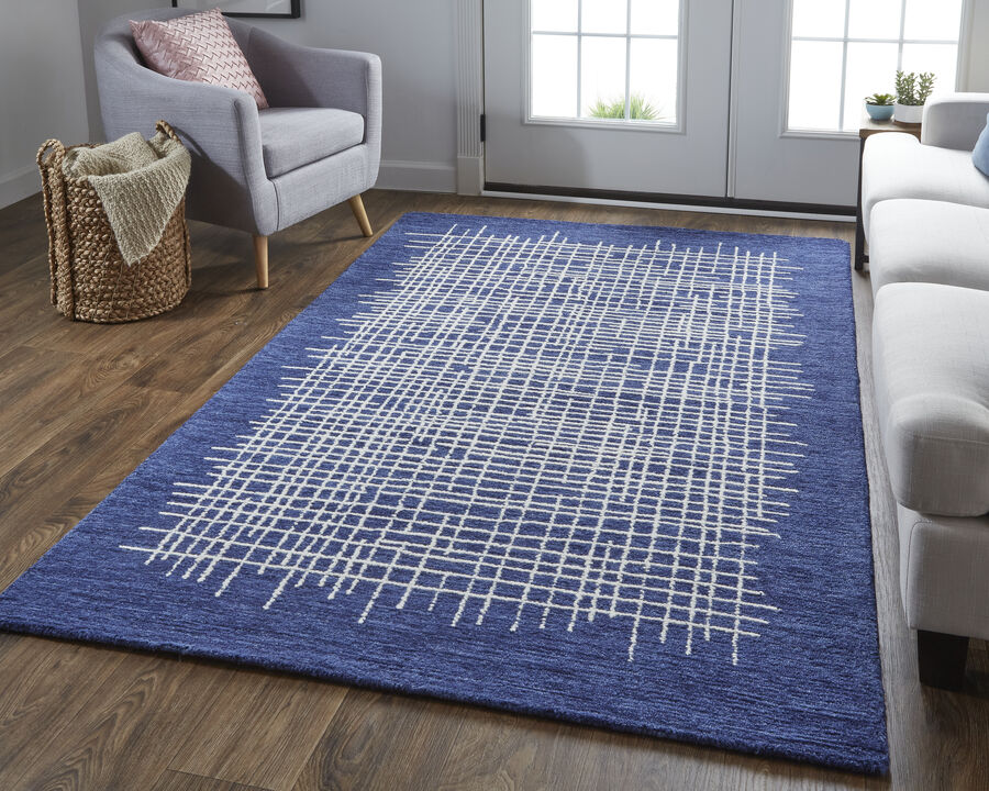 Maddox 8630F Blue/Ivory 8' x 10' Rug