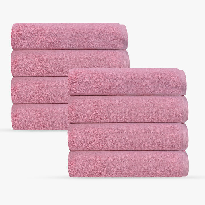 Puresoft 8 pcs Turkish Hand Towels Set