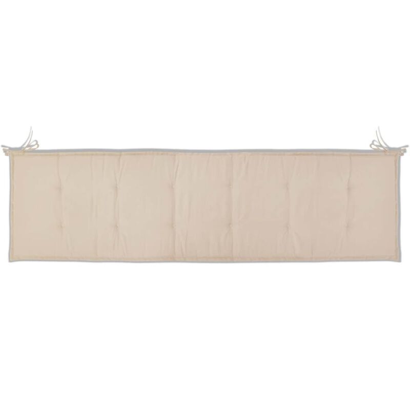vidaXL Garden Bench Cushion Cream 70.9"x19.7"x1.18"