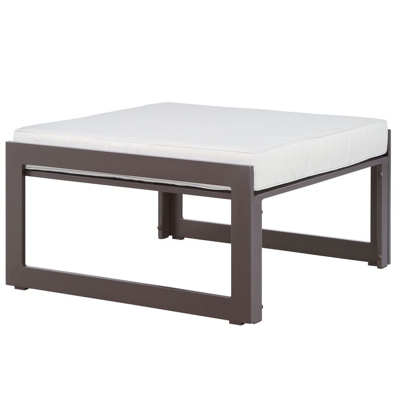 Fortuna Outdoor Patio Ottoman-Benzara