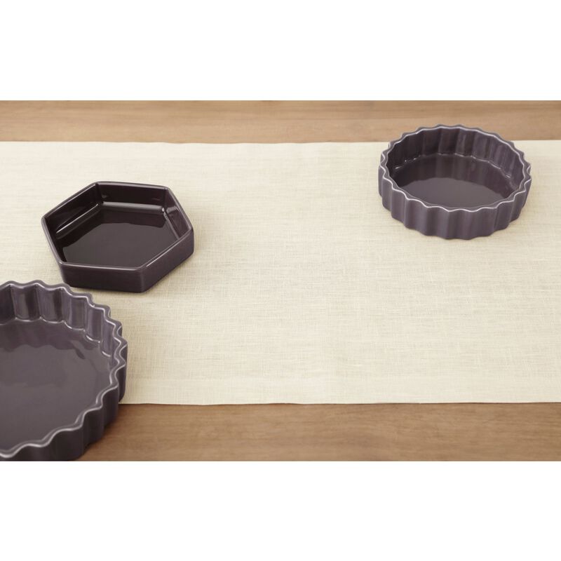 Solino Home 100% Pure Linen Table Runner | Fete for Valentine;s