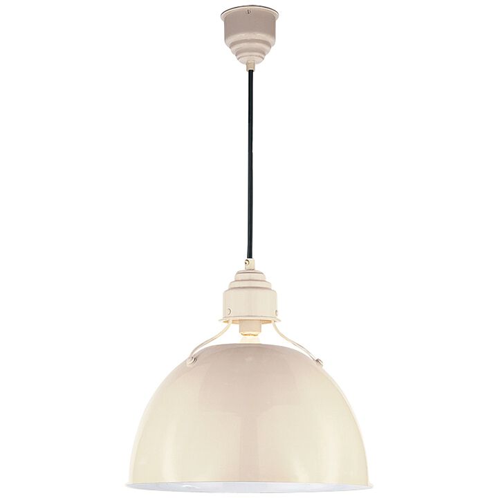 Eugene Medium White Pendant