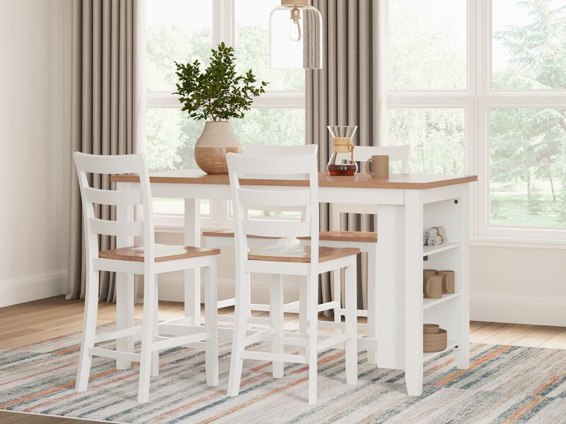 Gesthaven Counter Height Dining Table- White