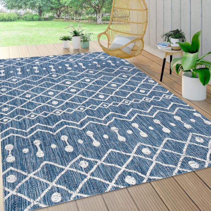 Nokat Tribal Bohemian Indoor/Outdoor Area Rug