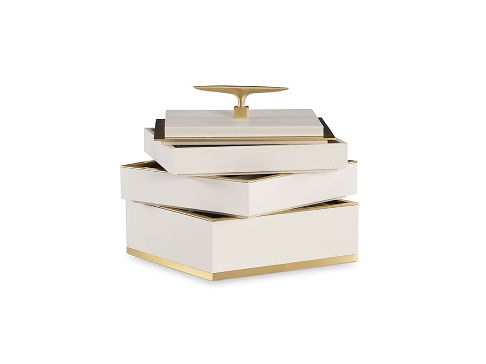 Cream Compartment Box