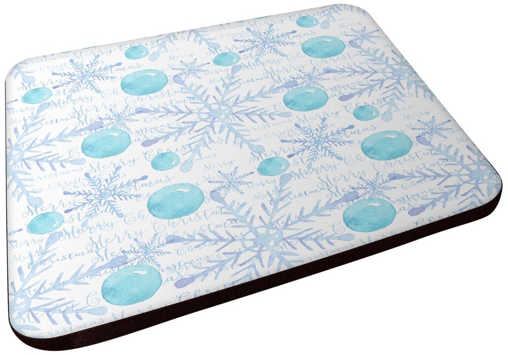 Caroline's Treasures Winter Snowflakes on White Decorative coasters, 3.5, Multicolor