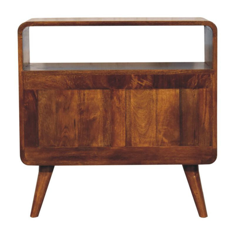 Artisan Furniture Solid Wood Curved Nordic Charm Console