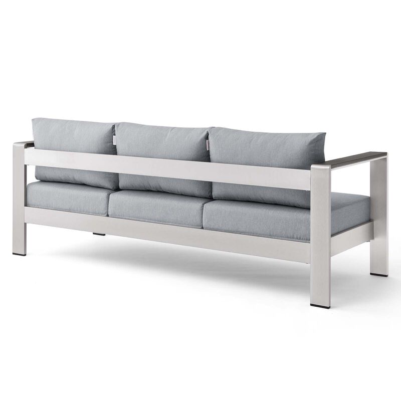 Modway - Shore Outdoor Patio Aluminum Sofa