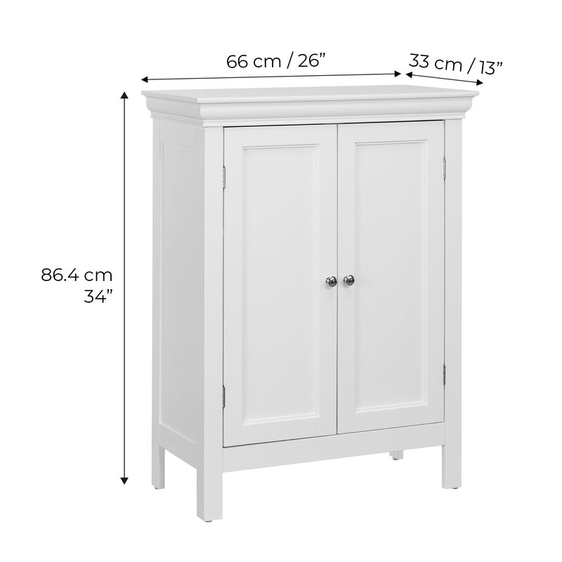 Teamson Home Stratford Freestanding Cabinet with 2 Doors