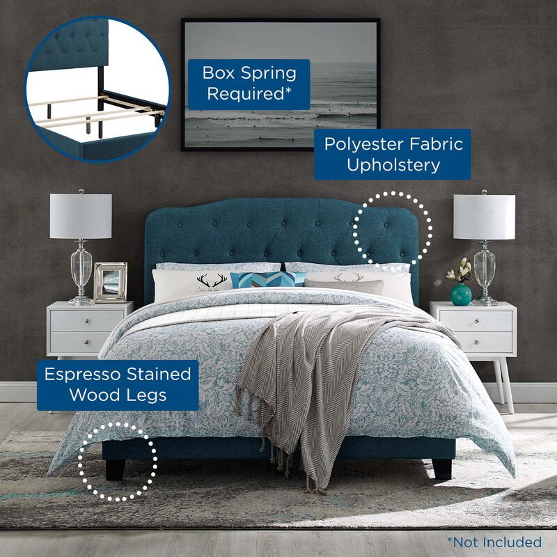 Modway - Amelia Full Upholstered Fabric Bed
