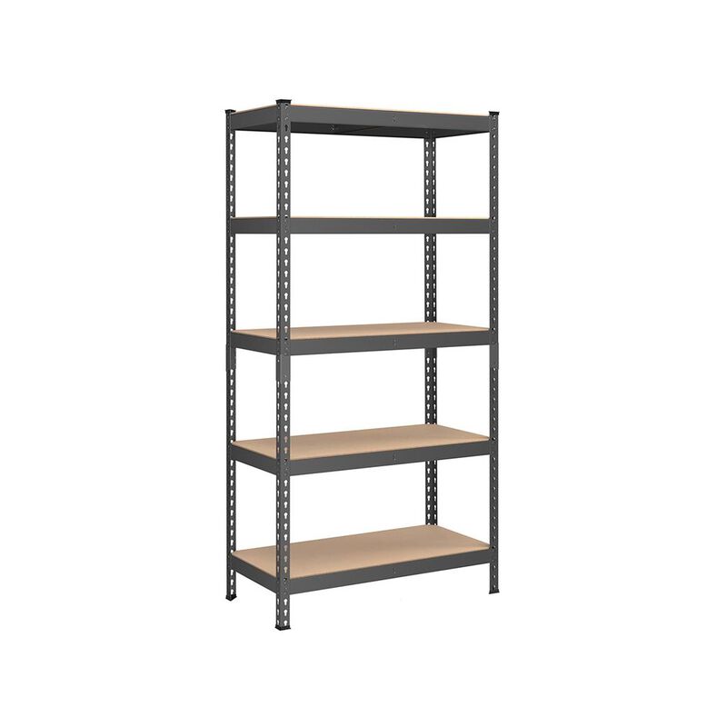 5-Tier Garage Storage Shelf – Heavy-Duty Metal Rack for Efficient Garage Organization