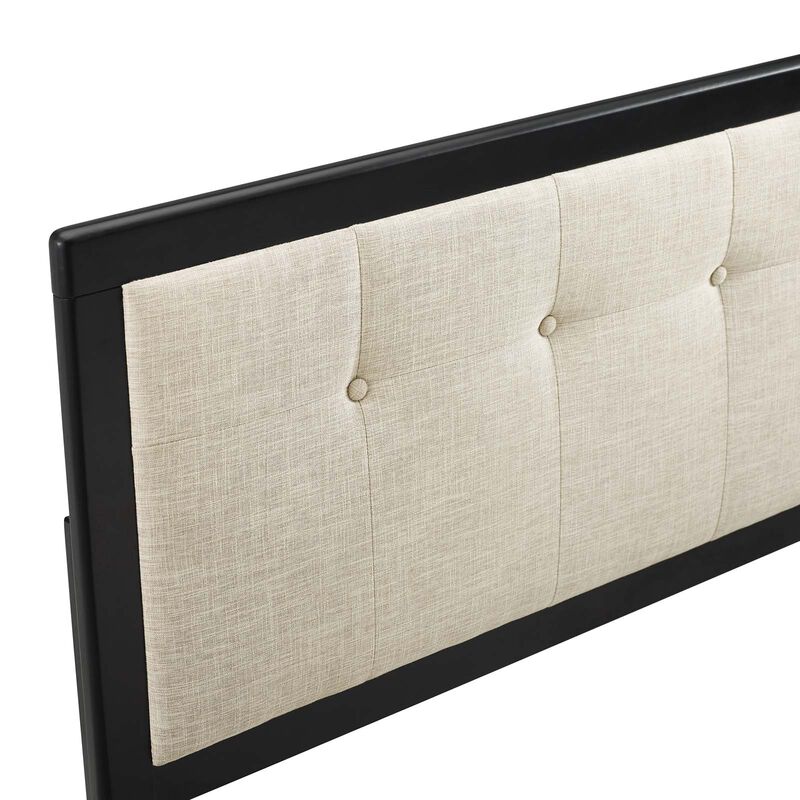 Modway - Draper Tufted Queen Fabric and Wood Headboard