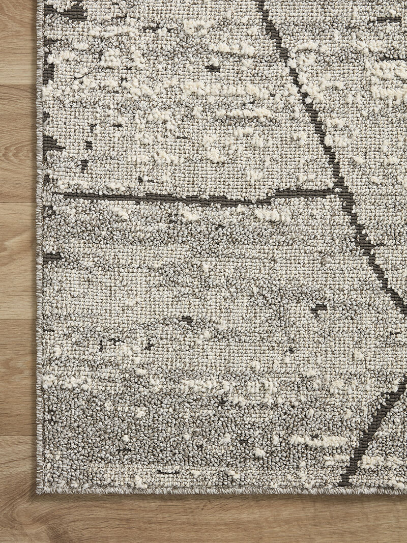 Fabian FAB04 Grey/Charcoal 4' x 6' Rug