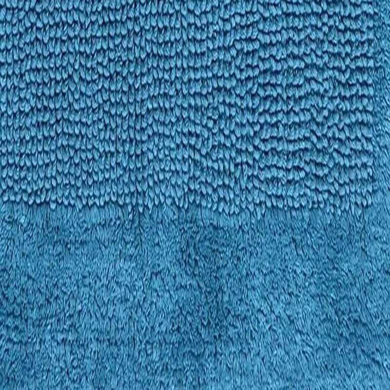 Knightsbridge Bella Napoli 220 GSF Reversible Bath Rug 21 x 34 - Aqua