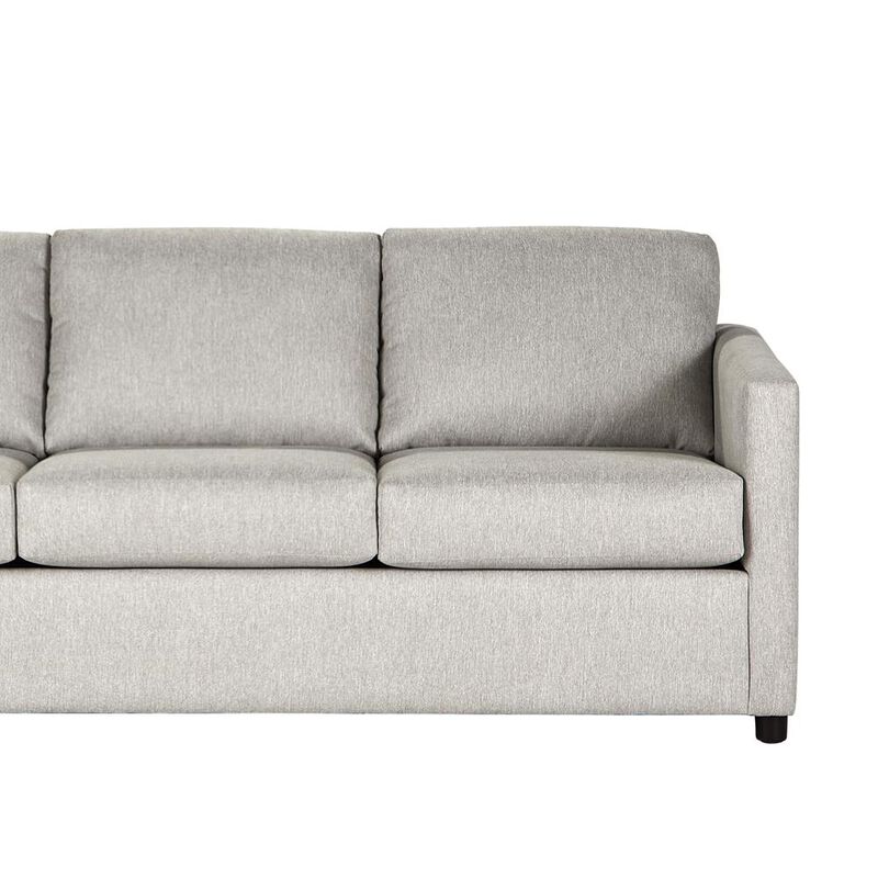 New Classic Furniture Elio Beige Polyester Fabric 3-seater Sofa Couch