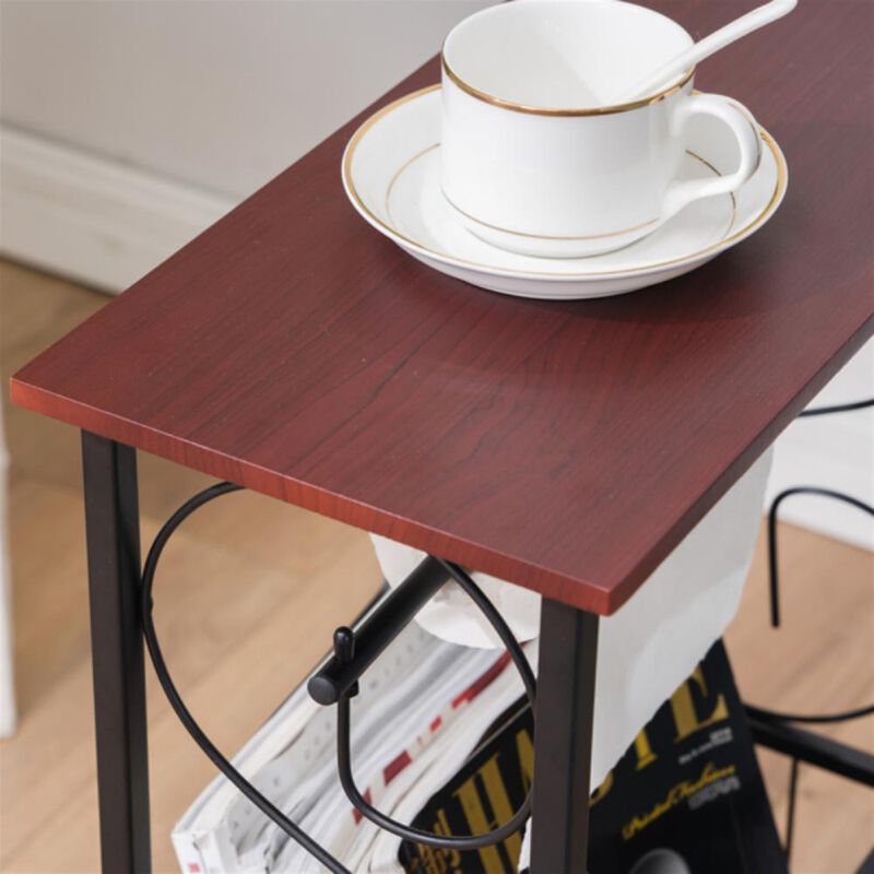 Multifunctional Bathroom Table Versatile Indoor Side Table for Storage & Decor