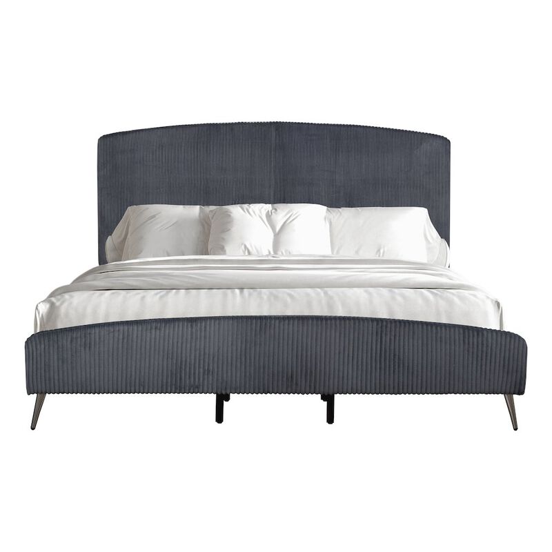 New Classic Furniture Kailani Wood King Bed, Gray