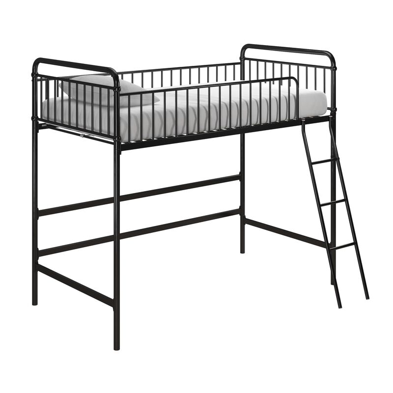 Atwater Living Kalvin Twin Metal Loft Bed