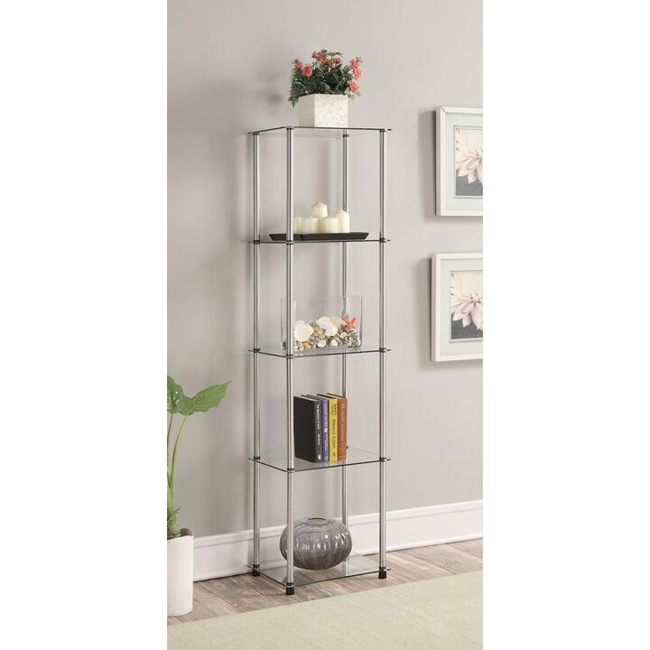 Convience Concept, Inc. Designs2Go Classic Glass 5 Tier Glass Tower