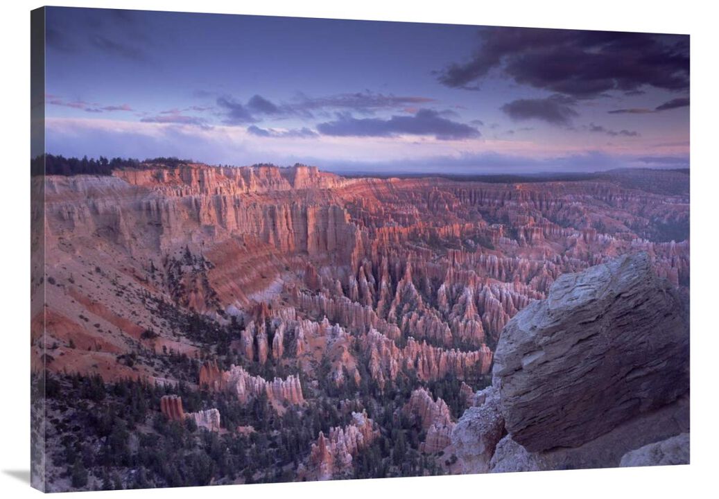 Amphitheater from Bryce Point, Bryce Canyon National Park, Utah-Canvas Art-40x30