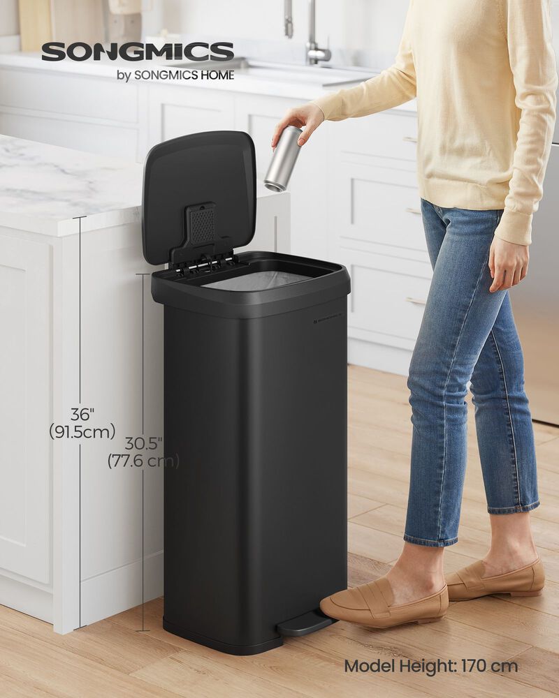 18-Gallon Stainless Steel Kitchen Trash Can