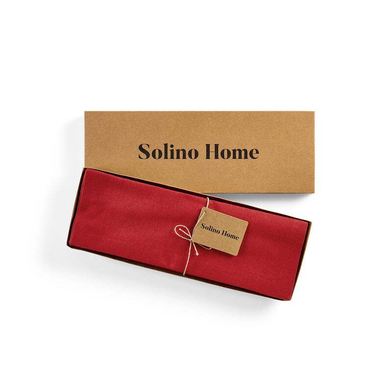 Solino Home 100% Pure Linen 14 x 19 Inch Placemats Set of 4 | Diana