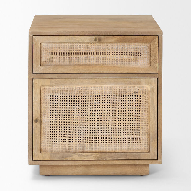Grier Light Brown Accent Table